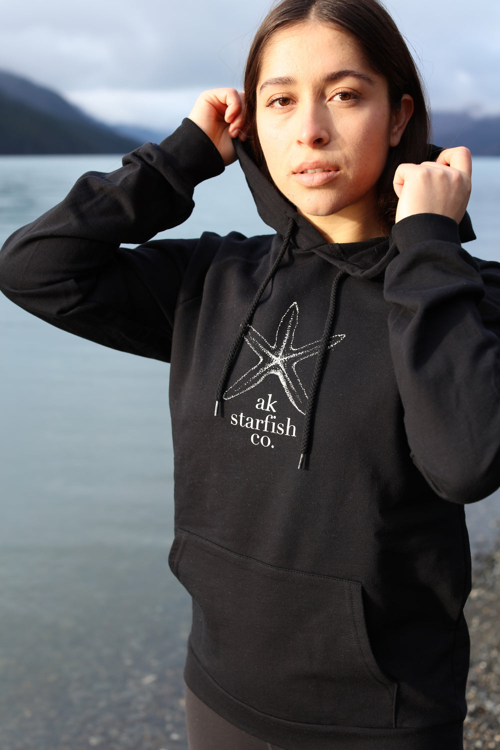 Black AK Starfish Co. 100% Cotton Pullover $69.00
