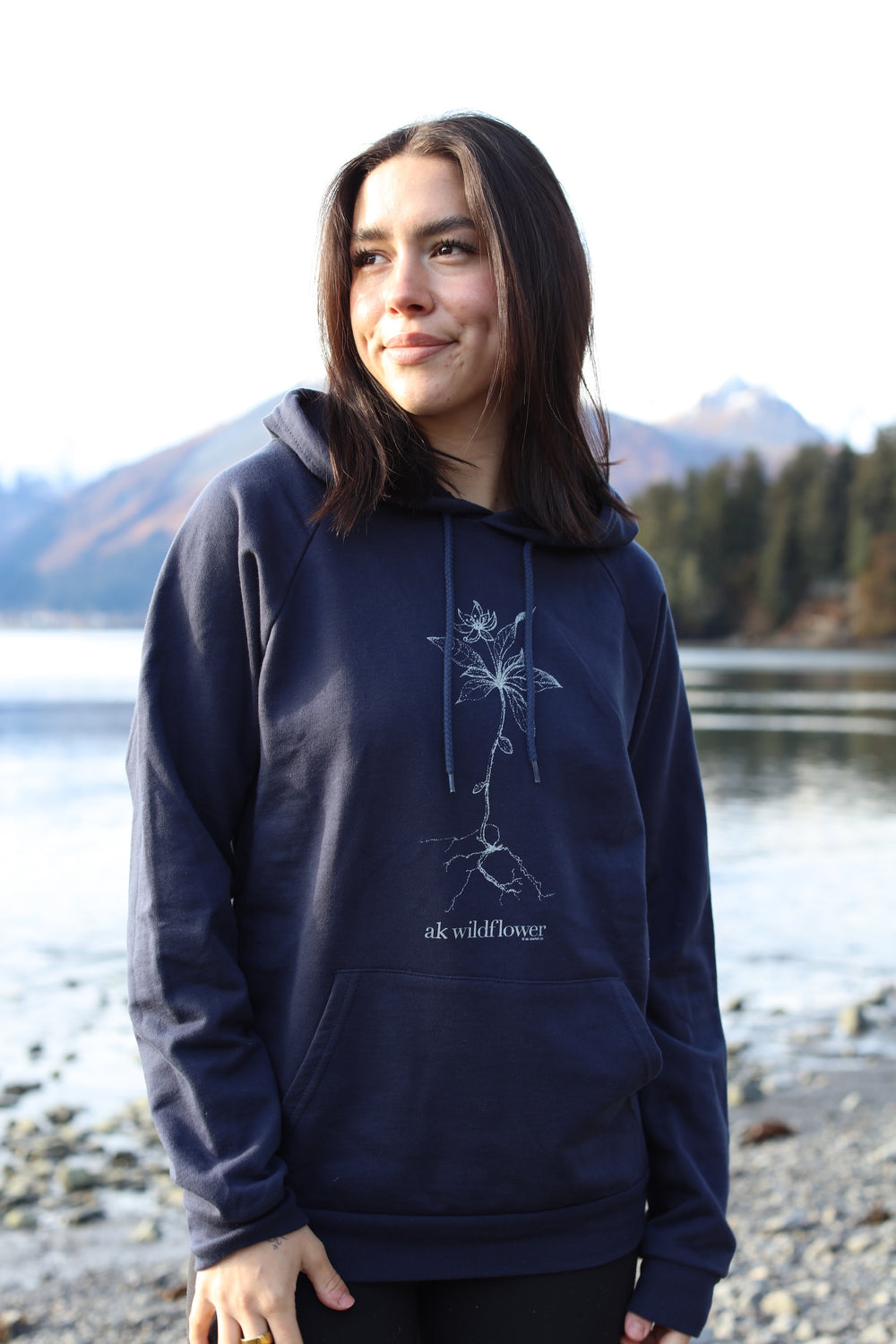 Midnight AK Wildflower 100% Cotton Pullover $69.00