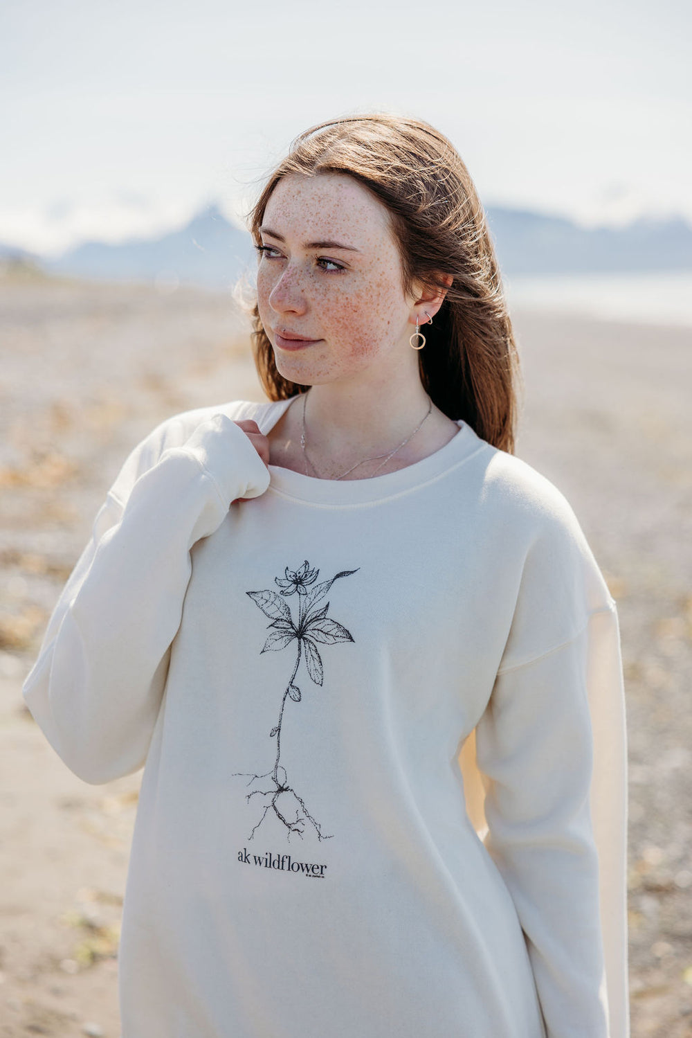 Shell AK Wildflower 50/50 Blend Crewneck $65.00