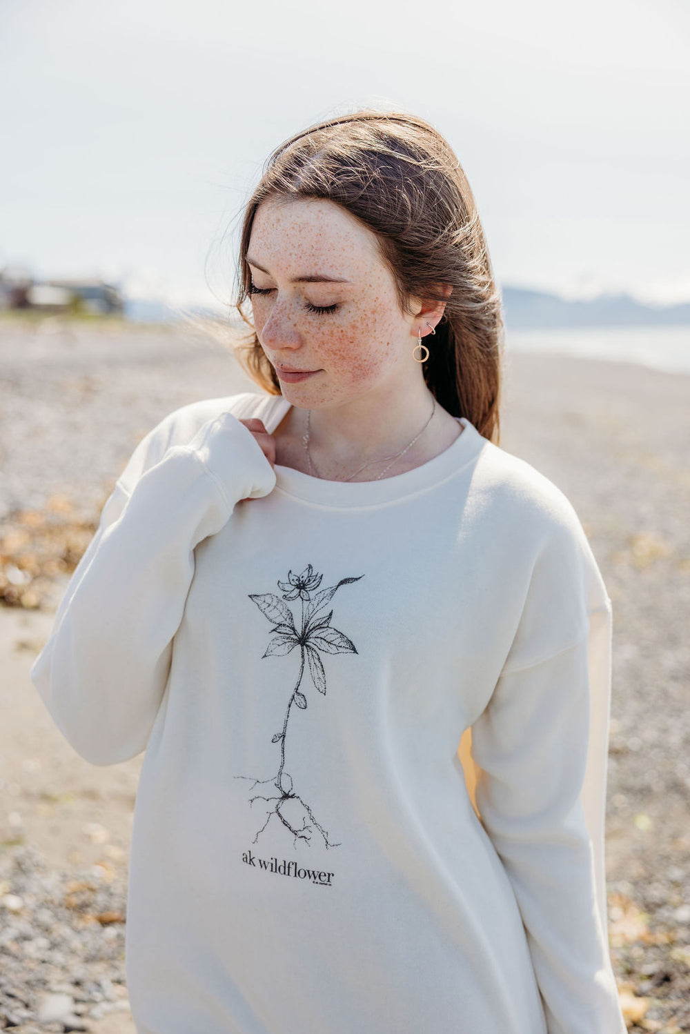 Shell AK Wildflower 50/50 Blend Crewneck $65.00