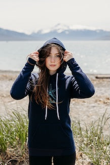 Midnight AK Starfish Co. 50/50 Pullover Hoody $69.00