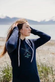 Midnight AK Starfish Co. 50/50 Pullover Hoody $69.00