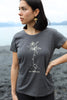 Shale AK Wildflower 100% Cotton Tee $39.00
