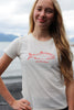 Shell AK Wild Salmon Women's Fitted 100% Organic Cotton Short Sleeve Tee $30.00