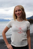 Shell AK Starfish Co. Women's Fitted 100% Organic Cotton Short Sleeve Tee $30.00