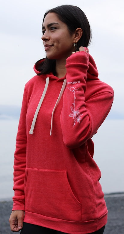 Beach Red AK Wildflower Triblend Pullover Hoody $68.00