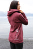 Beach Rose AK Wildflower Triblend Zipped Hoody $73.00