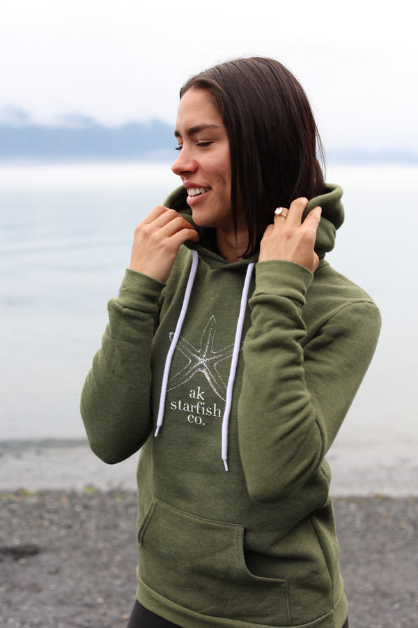 Spruce AK Starfish Co. Triblend Pullover Hoody