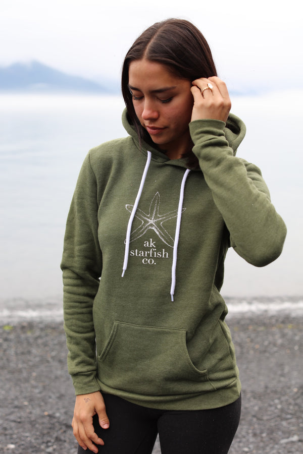 Spruce AK Starfish Co. Triblend Pullover Hoody