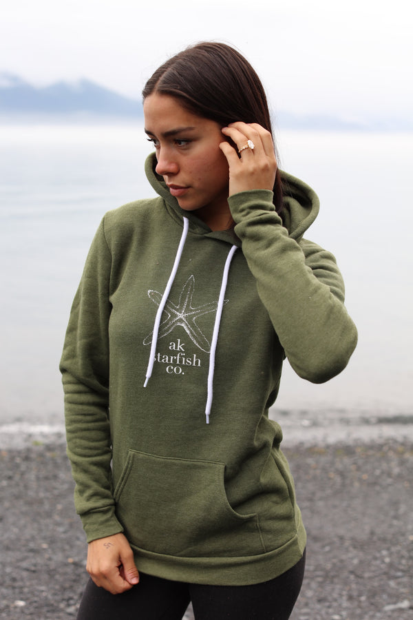 Spruce AK Starfish Co. Triblend Pullover Hoody