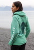 Beach Grass AK Mermaid with ALASKA Sleeve Triblend Zipped Hoody $69.00