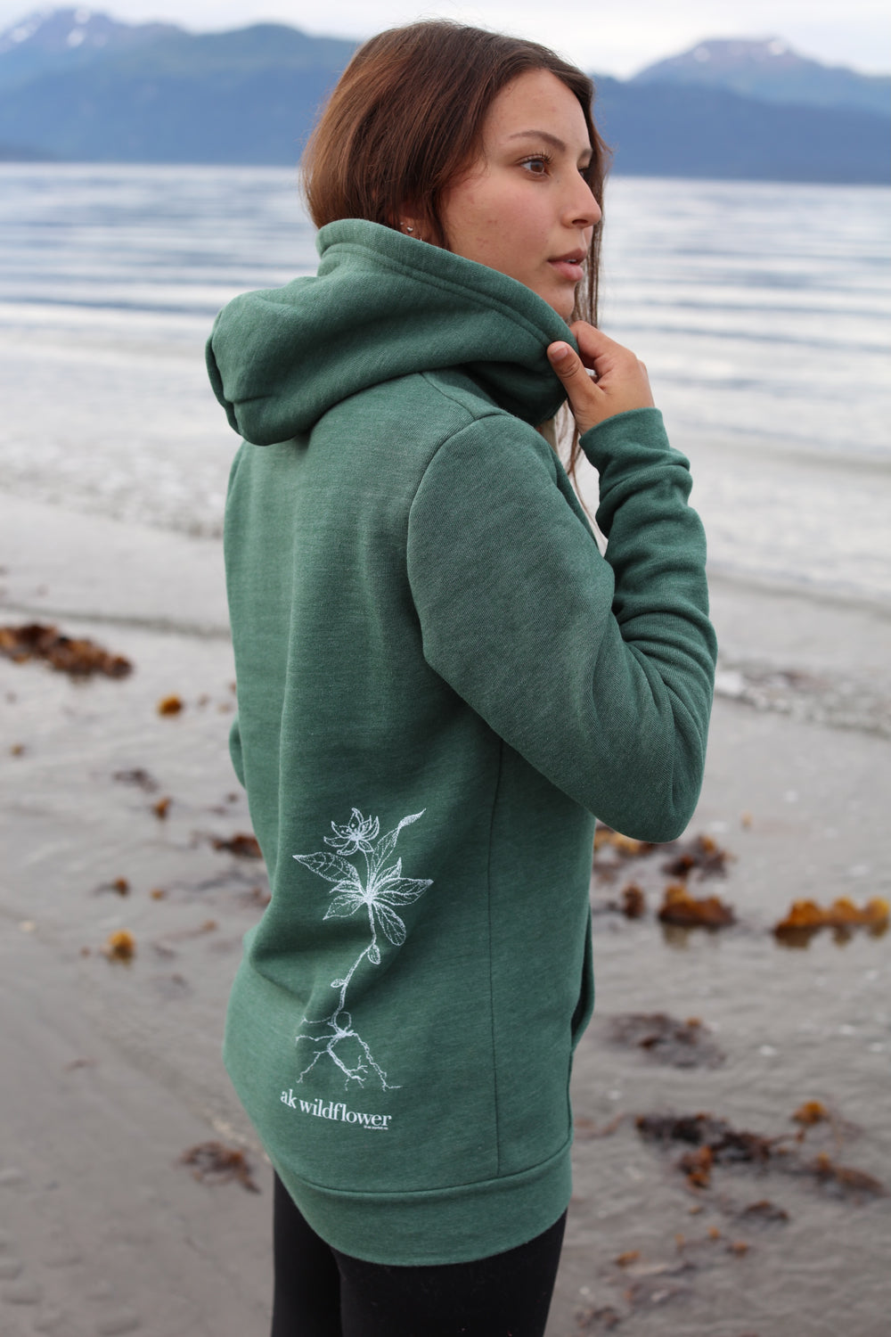 Hemlock AK Wildflower Triblend Pullover Hoody