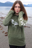 Fiddlehead AK Raven With White Ink 100% Cotton Pullover $68.00
