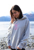 Heather Gray Hot Pink Ink AK Starfish Co. 100% Cotton Heavyweight Pullover $88.00