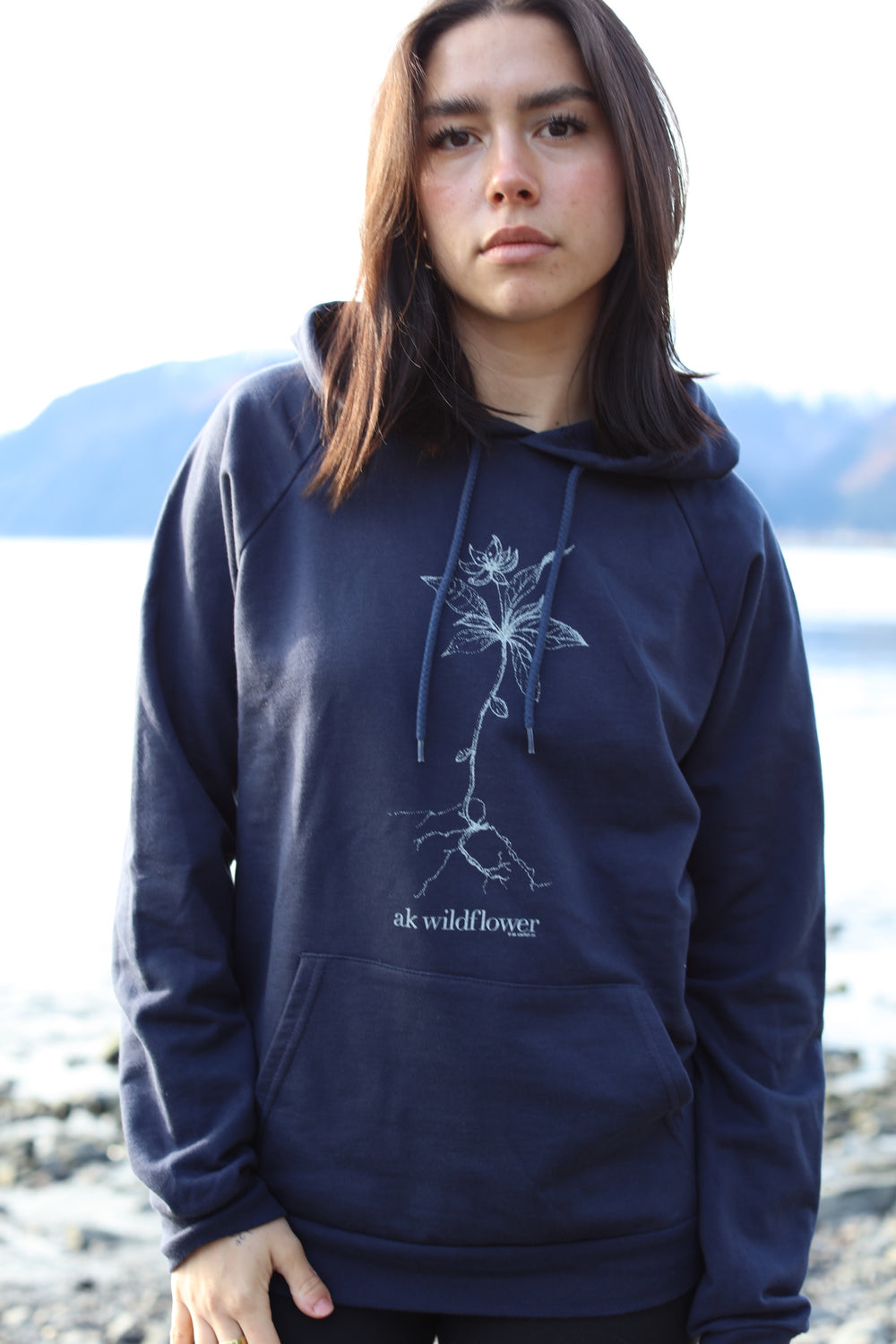 Midnight AK Wildflower 100% Cotton Pullover $69.00