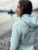 Ice Fishing AK Wild Salmon 50/50 Zipped Hoody $73.00