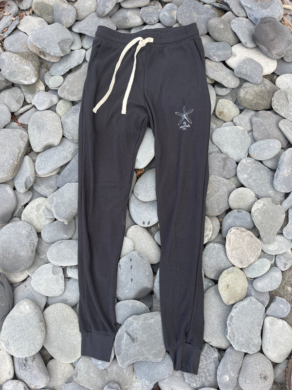 Moonlight (Black) French Terry AK Starfish Co. Joggers. $68.00