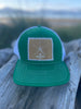 Grass / White AK Starfish Co. Patch Hat. $38.00