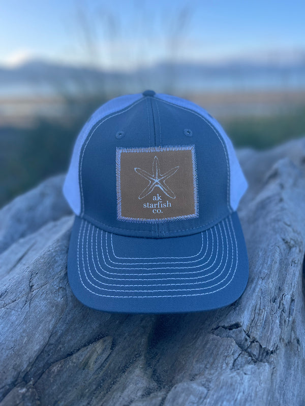 Roost / White AK Starfish Co. Patch Hat. $38.00