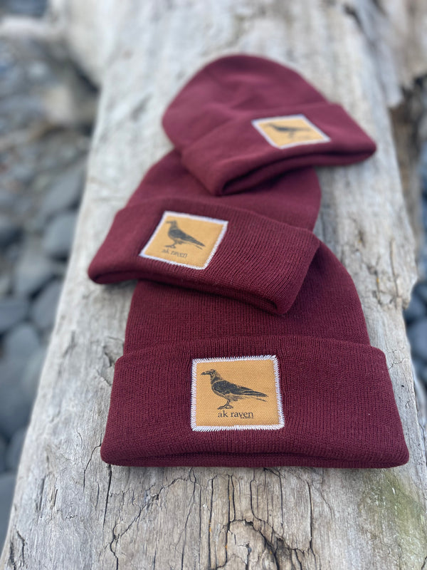 Rosehip AK Raven Patch Beanie $38.00