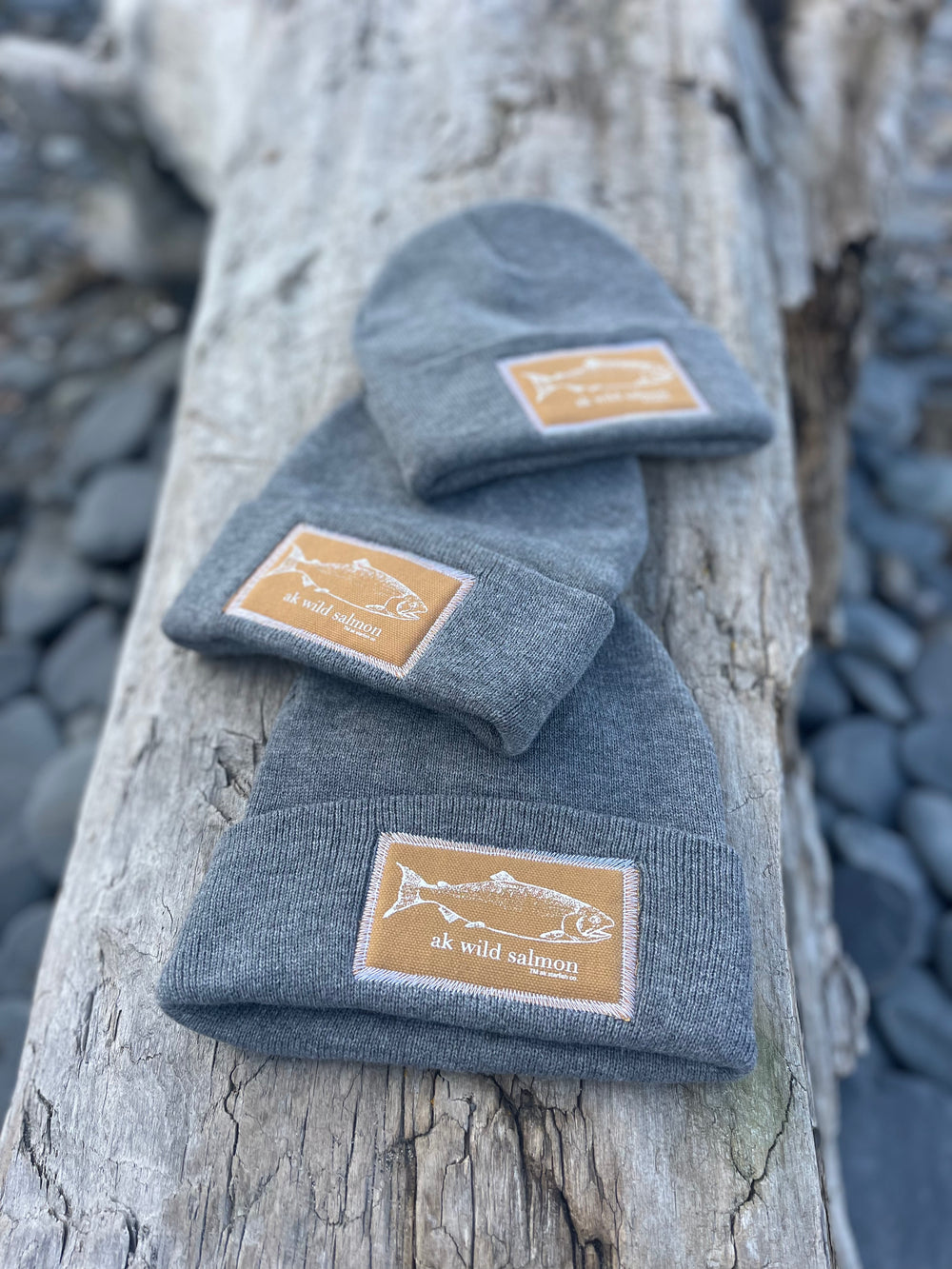 Storm AK Wild Salmon Patch Beanie $38.00