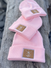 Winter Pink AK Starfish Co. Patch Beanie $38.00
