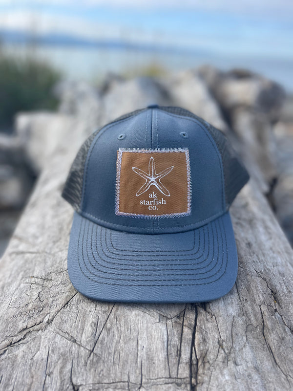 Roost / Slate AK Starfish Co. Patch Hat. $38.00