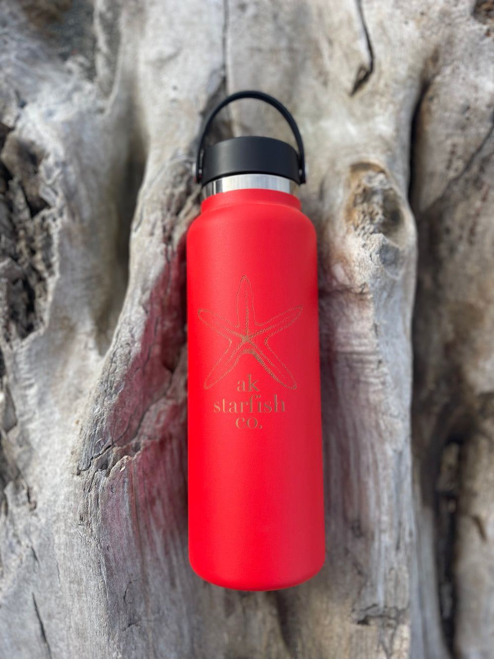 Beach Red AK Starfish Co. 40oz Hydroflask