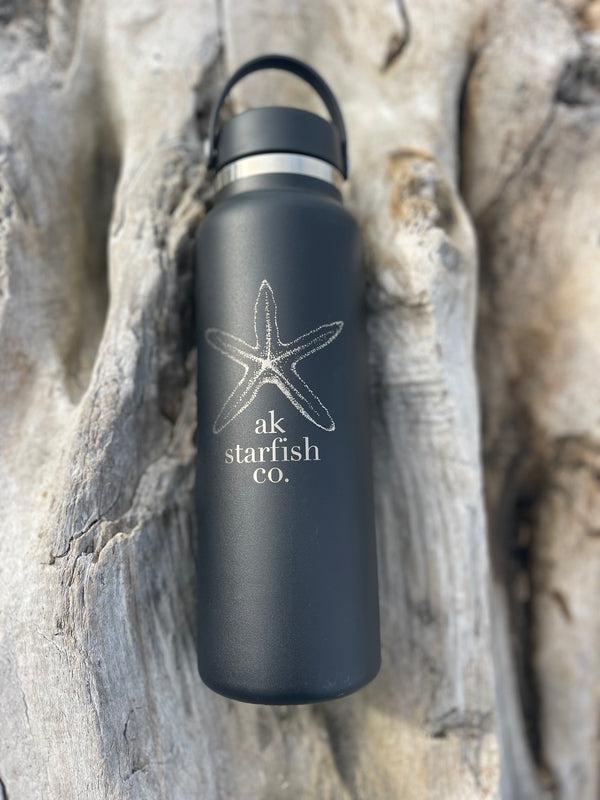 Black AK Starfish Co. 40oz Hydroflask