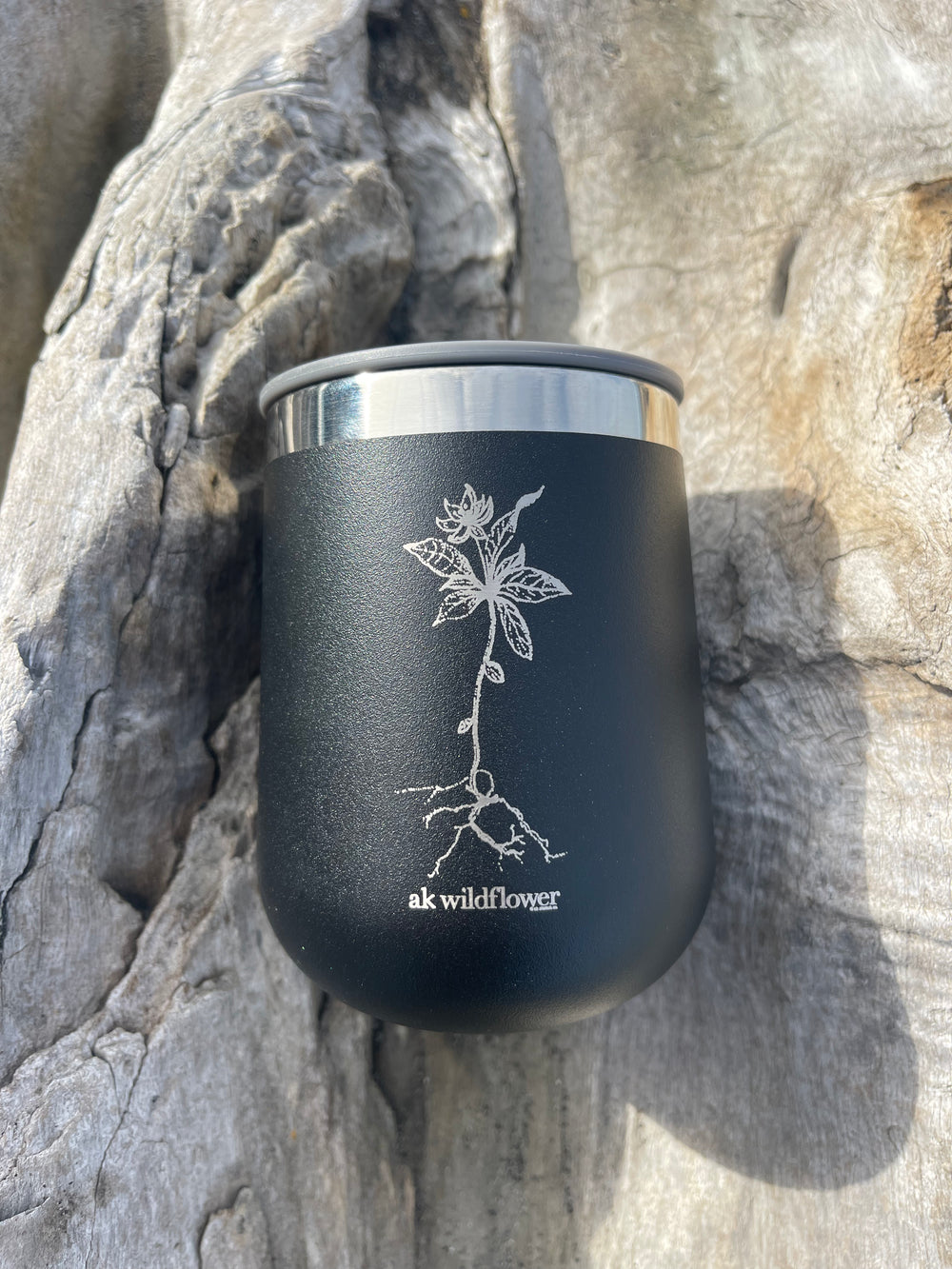 Black AK Wildflower 10oz Hydroflask