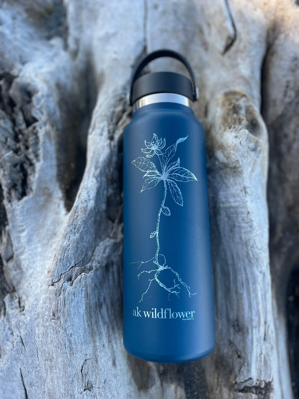 Midnight AK Wildflower 40oz Hydroflask