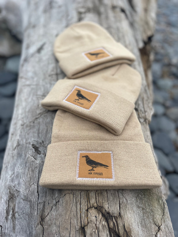 Driftwood AK Raven Patch Beanie $38.00