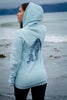 AK Mermaid design in Ice Fishing 50/50 Pullover Hoody $73.00