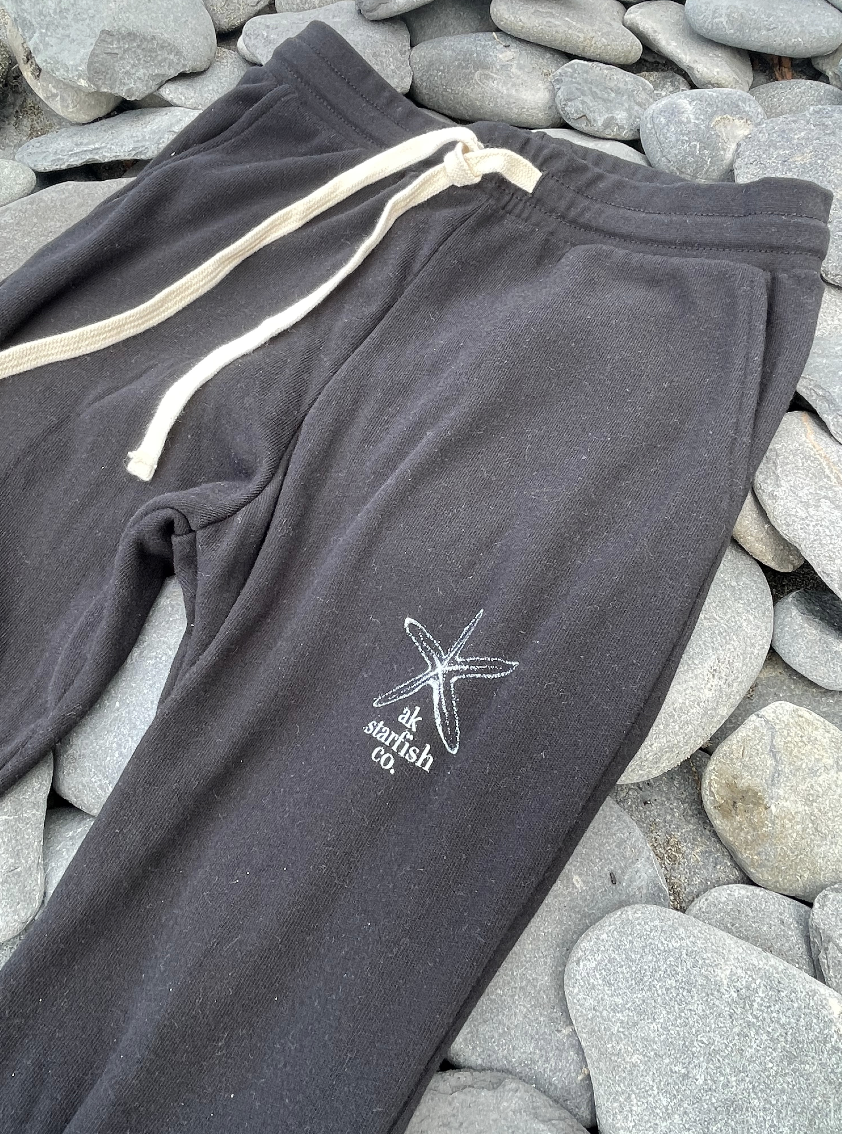 Moonlight French Terry AK Starfish Co. Joggers. $68.00