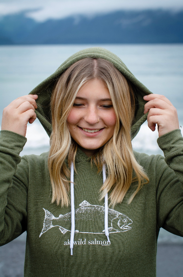 Spruce AK Wild Salmon 50/50 Pullover Hoody