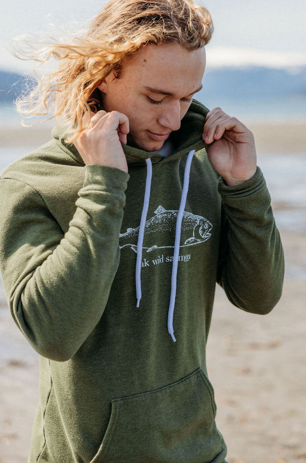 Spruce AK Wild Salmon 50/50 Pullover Hoody