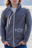 Storm AK Wild Salmon Triblend Zipped Hoody $69.00