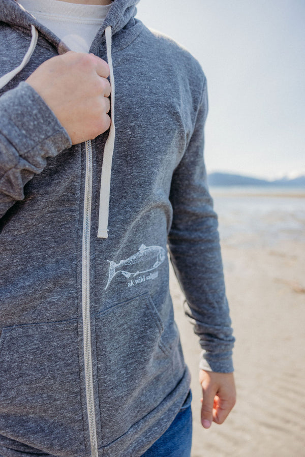 Storm AK Wild Salmon Triblend Zipped Hoody $69.00