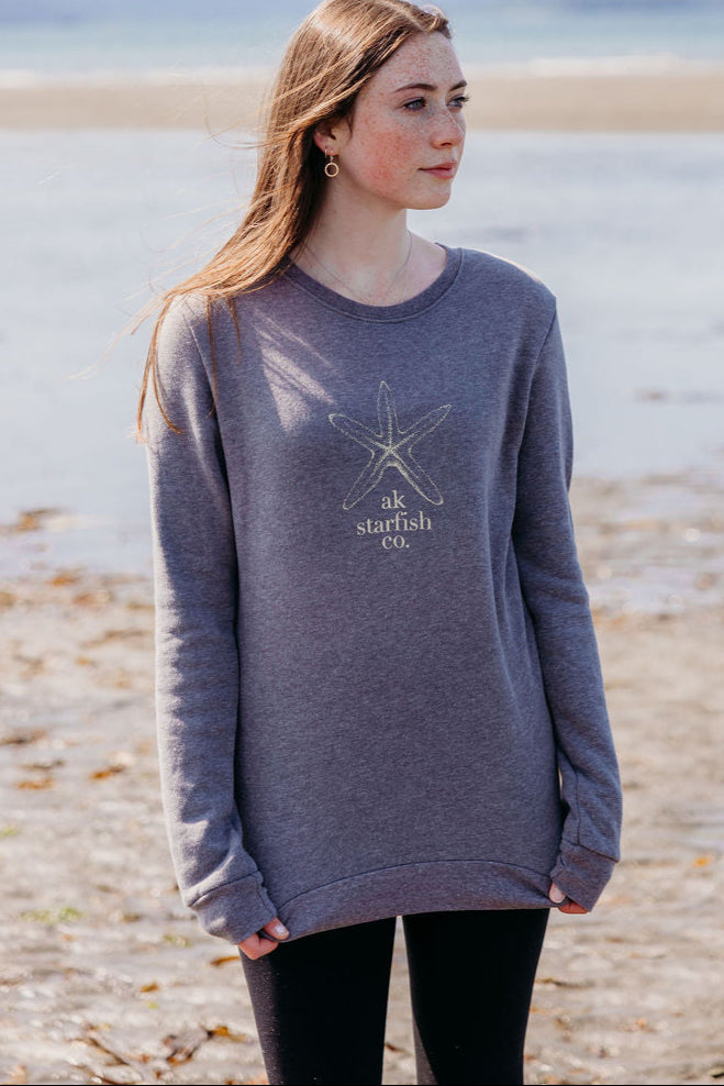 Roost AK Starfish Co. Triblend Crewneck $60.00