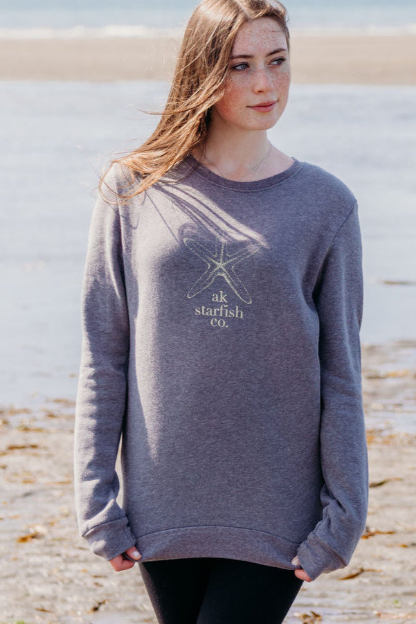 Roost AK Starfish Co. Triblend Crewneck $60.00