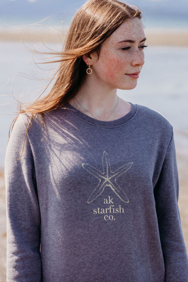 Roost AK Starfish Co. Triblend Crewneck $60.00