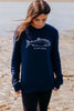 Midnight AK Wild Salmon 50/50 Blend Crewneck $65.00