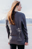 Shale AK Wildflower 100% Cotton Crewneck $65.00