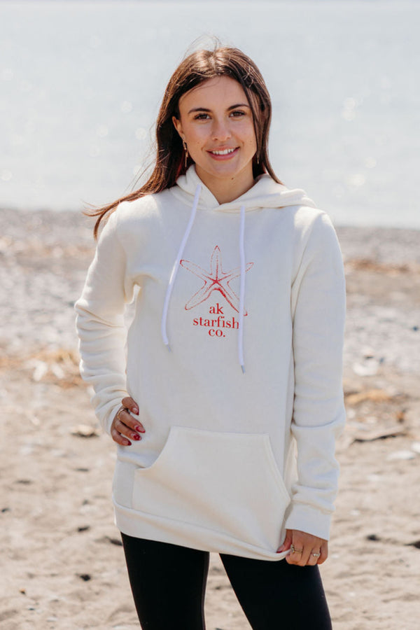 Shell Roe Ink AK Starfish Co. 50/50 Pullover Hoody $68.00