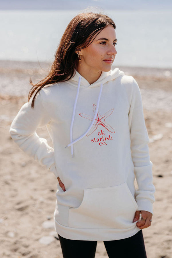 Shell Roe Ink AK Starfish Co. 50/50 Pullover Hoody $68.00
