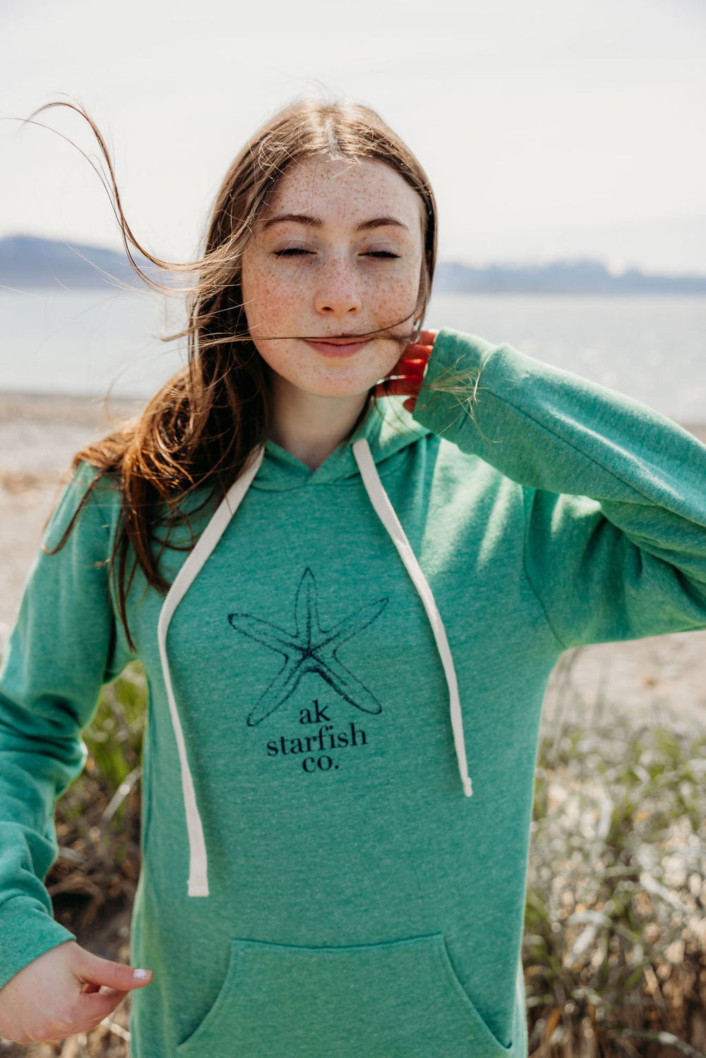 Beach Grass AK Starfish Co. Triblend Pullover Hoody $68.00