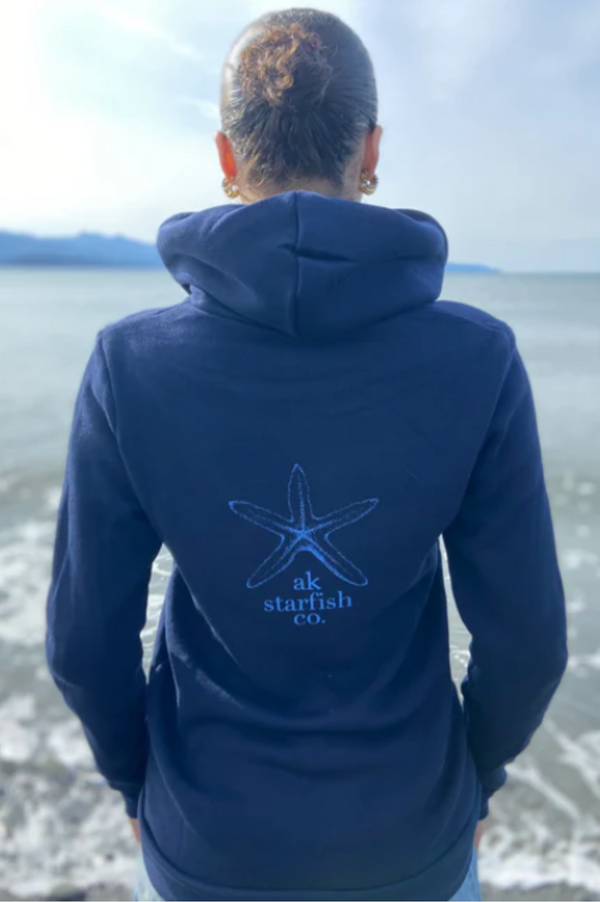Ocean AK Starfish Co. 50/50 Zipped Hoody
