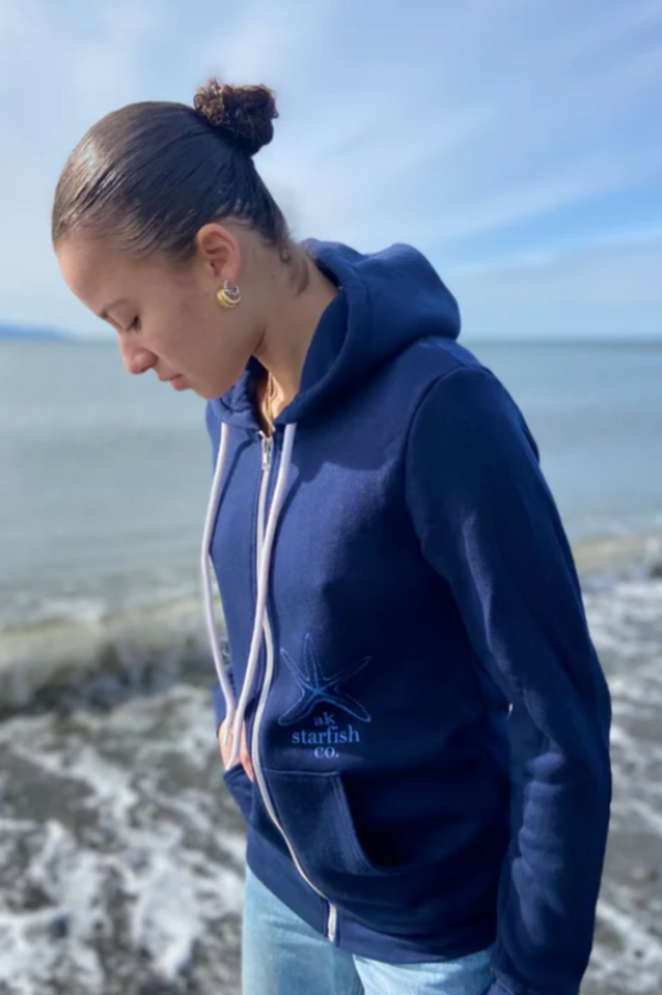 Ocean AK Starfish Co. 50/50 Zipped Hoody