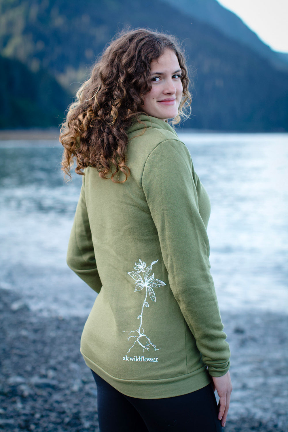 Lichen AK Wildflower 50/50 Blend Zipped Hoody