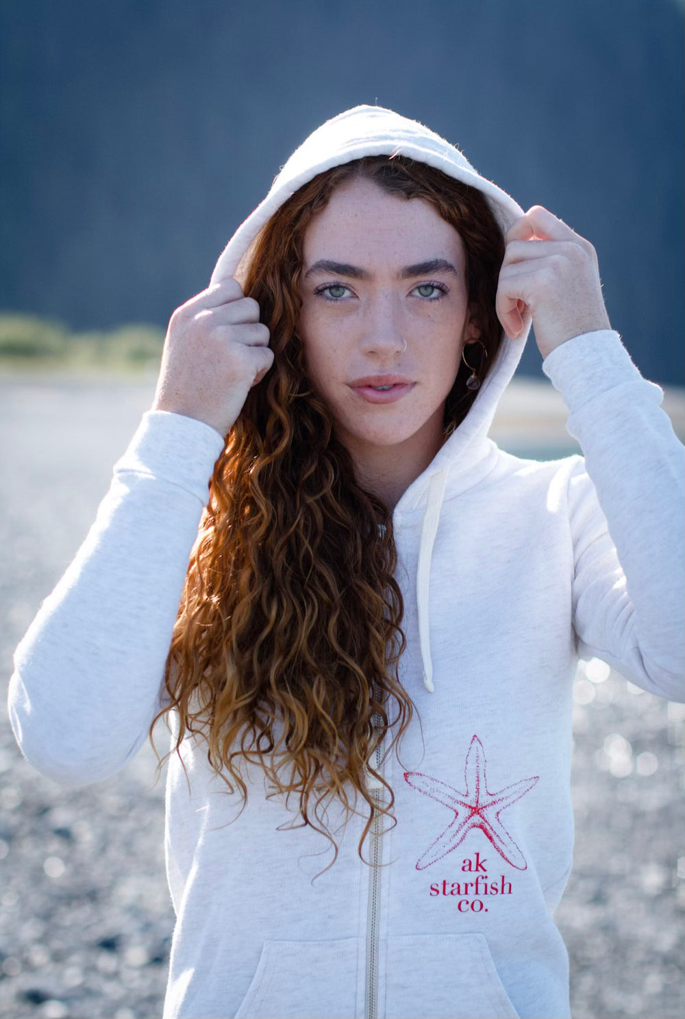 Pearl AK Starfish Co. Triblend Zipped Hoody $69.00